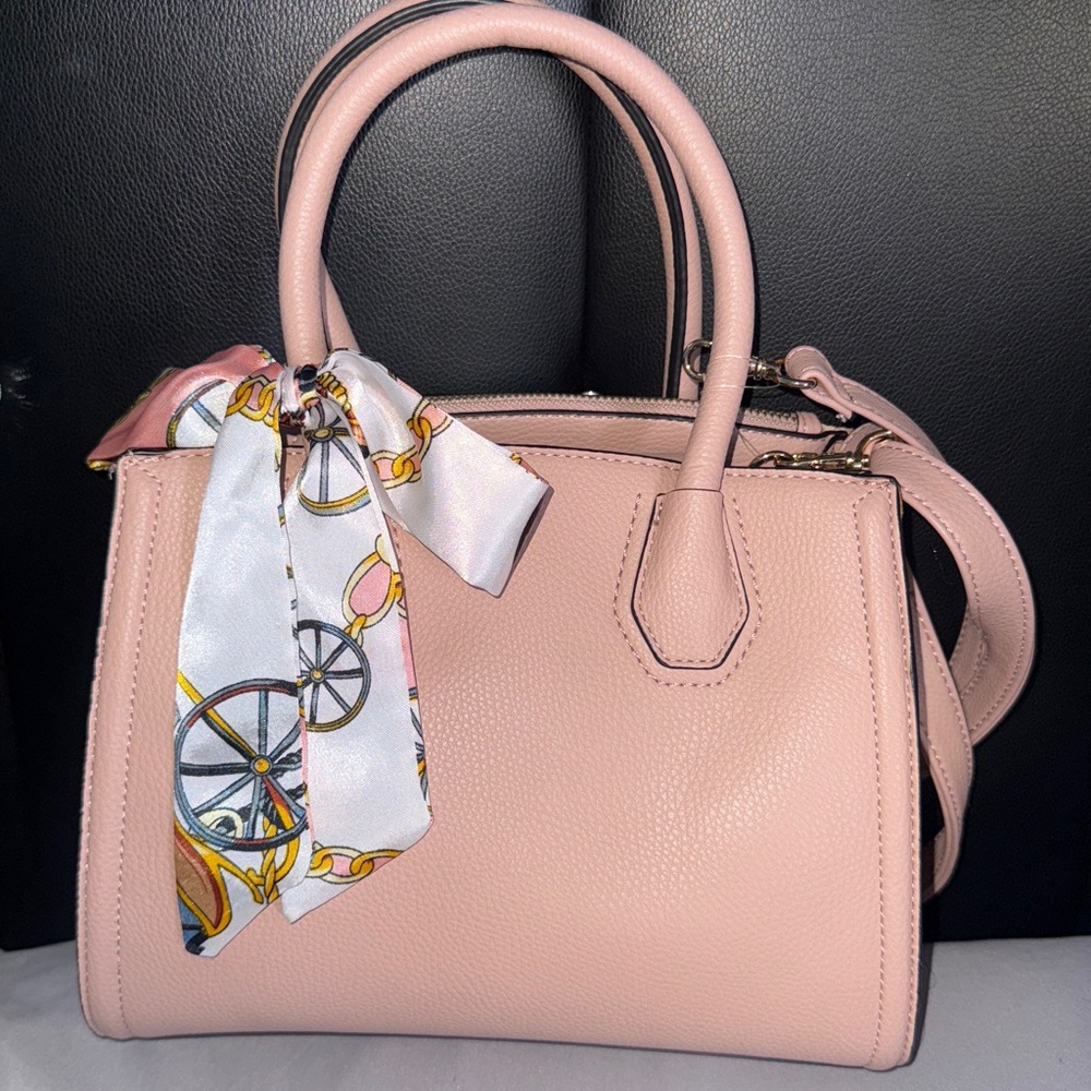 Aldo light pink Textured Handbag